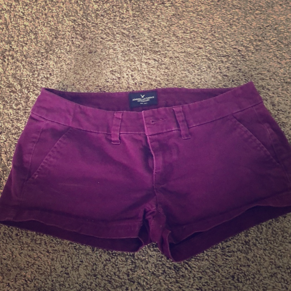 Purple shorts from American Eagle